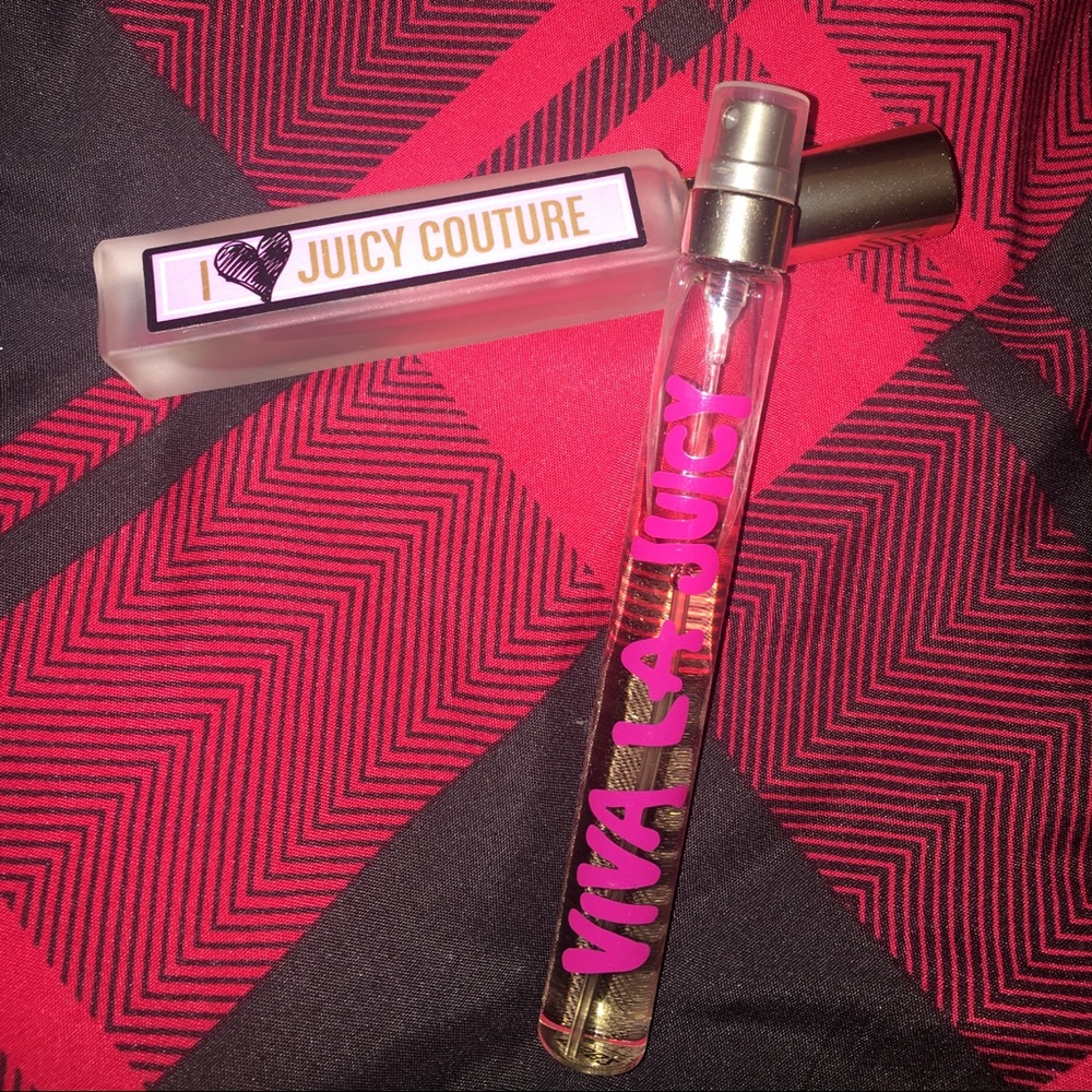 2 almost full Juicy Couture perfumes.